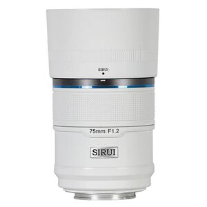 Sirui Sniper 75mm F1.2 APSC Auto-Focus Objektiv Keramik  Nikon Z (DX) Weiß