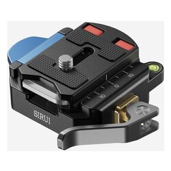 Sirui Standard Arca Schnellwechselbasis mit Panoramabasis und Wechselplatte für Stative Aluminium  QC-55P