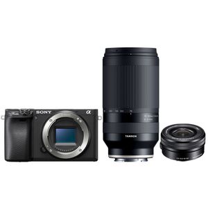 Sony Alpha 6400a (ILCE-6400A) + SEL 16-50mm PZ OSS + Tamron 70-300mm f/4.5-6.3 Di III RXD 