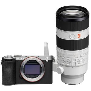 Sony Alpha 7C II (ILCE-7CM2) + 70-200mm f/2,8 GM2 OSS  silber