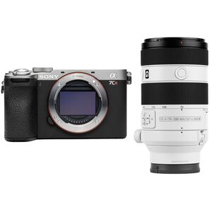 Sony Alpha 7C R (ILCE-7CR) + SEL 70-200mm f/4,0 OSS G II  silber