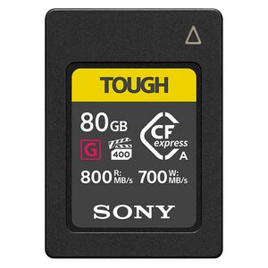 Sony Tough CFexpress Karte Typ A R 800 MB/S / W 700 MB/S  80 GB
