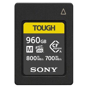 Sony Tough CFexpress Karte Typ A R 800 MB/S / W 700 MB/S  960 GB