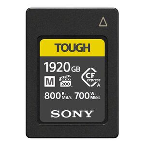 Sony Tough CFexpress Karte Typ A R 800 MB/S / W 700 MB/S  1920 GB