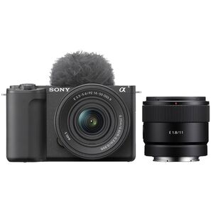 Sony Vlog-Kamera Alpha ZV-E10 II + SEL 16-50mm PZ OSS II + SEL 11mm f/1.8 