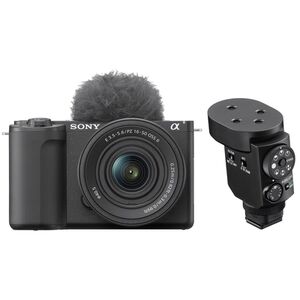 Sony Vlog-Kamera Alpha ZV-E10 II + SEL 16-50mm PZ OSS II + Mikrofon ECM-M1 
