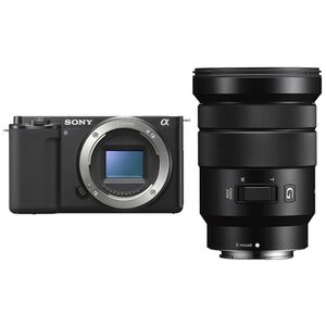 Sony Vlog-Kamera Alpha ZV-E10 + SEL 18-105mm f/4,0 OSS PZ 