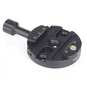 Sunwayfoto Schnellwechselklemme Discal DDY-64iL rund mit längerem Drehknopf 