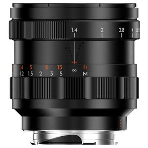 THYPOCH Simera Vollformat Objektiv 75mm f/1,4  Leica M schwarz