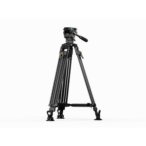 Tilta CT08A 75mm Cine Fluid Head mit 2-stufiger One-Touch-Stativbeinen aus Kohlefaser (8KG)  Space Gray