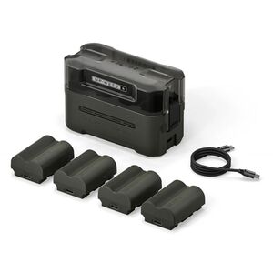 Tilta portable Ladestation  grün für NP-W235 Battery Kit (4 Akkus + Ladegerät