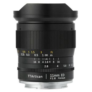 TTArtisan 11mm f/2,8 Fisheye  Nikon FX
