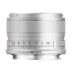 TTArtisan AF 40mm f/2  L-Mount silber