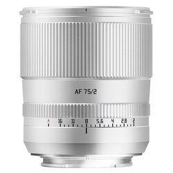 TTArtisan AF 75mm f/2   Sony FE-Mount silber