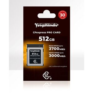 Voigtländer CFexpress Professional, Typ-B (3700/3000 MB/s)  512 GB