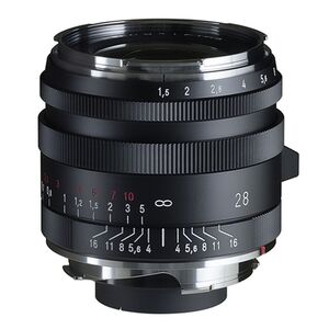 Voigtländer Nokton 28mm f/1,5 Type I VM asphärisch  Leica M schwarz-matt