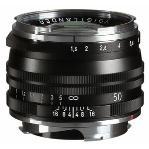 Voigtländer Nokton 50mm f/1,5 VM II M.C.asphärisch  Leica M schwarz