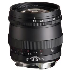 Voigtländer Ultron 75mm f/1,9  M.C.  VM  Leica M schwarz