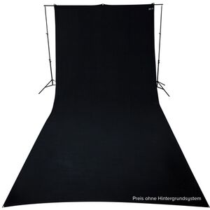 Westcott Hintergrundstoff  Schwarz 270 x 600 cm