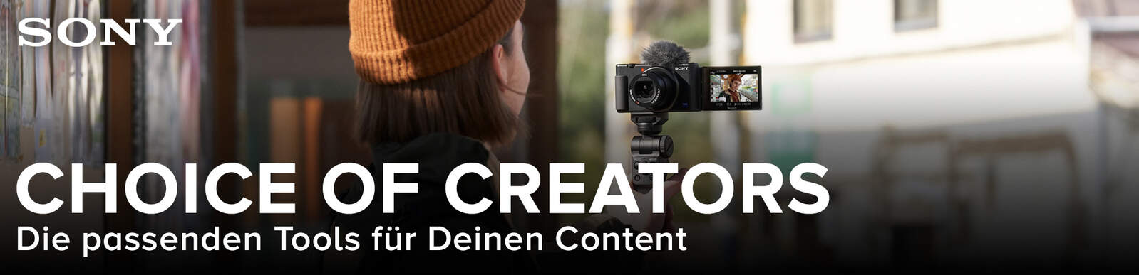 Sony - Choice of Creators Header Foto Koch Sony - Choice of Creators Header Foto Koch