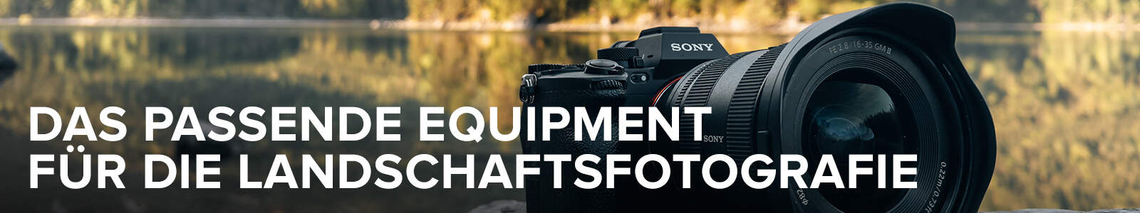 Sony Landscape Equipment Banner