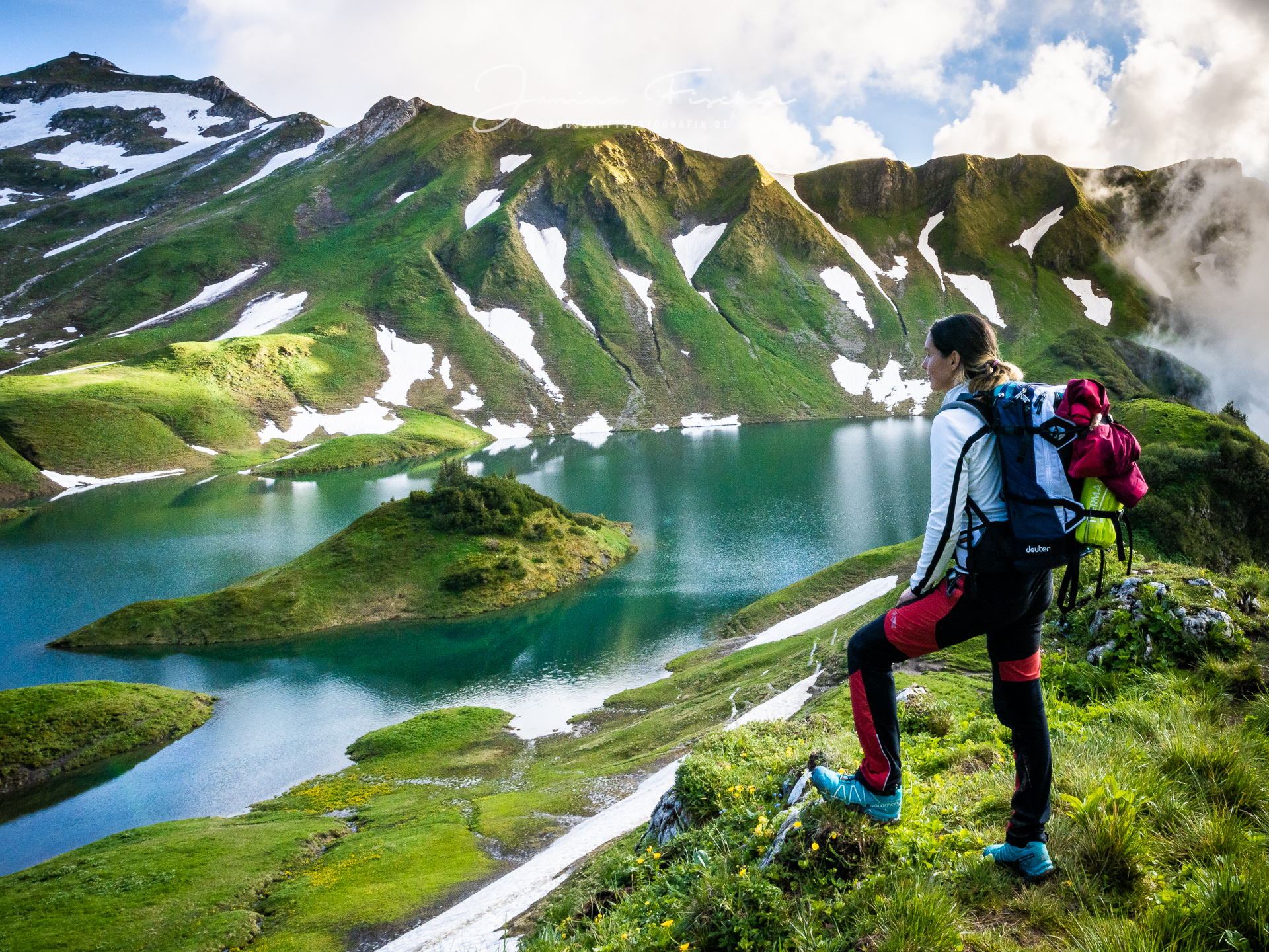 Janine Fischer: Allgäuer Bergsee