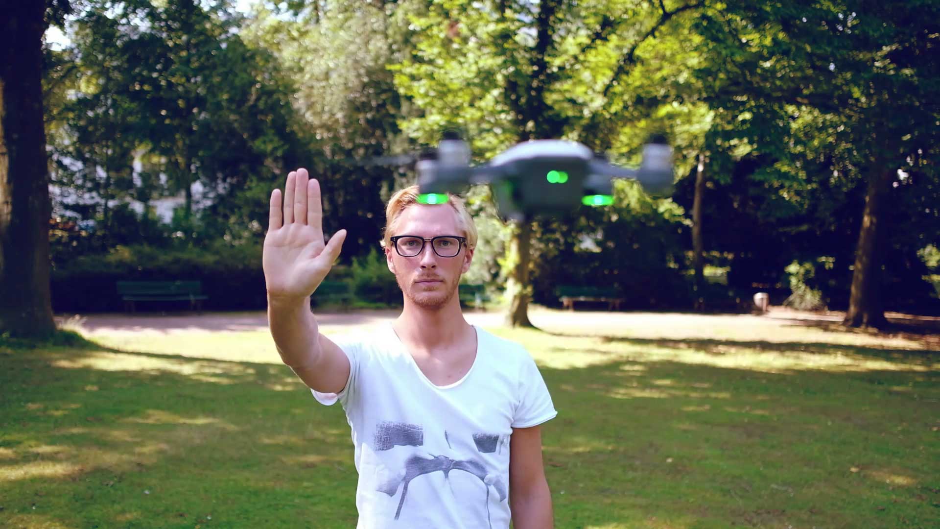 DJI Spark - Gestensteuerung 