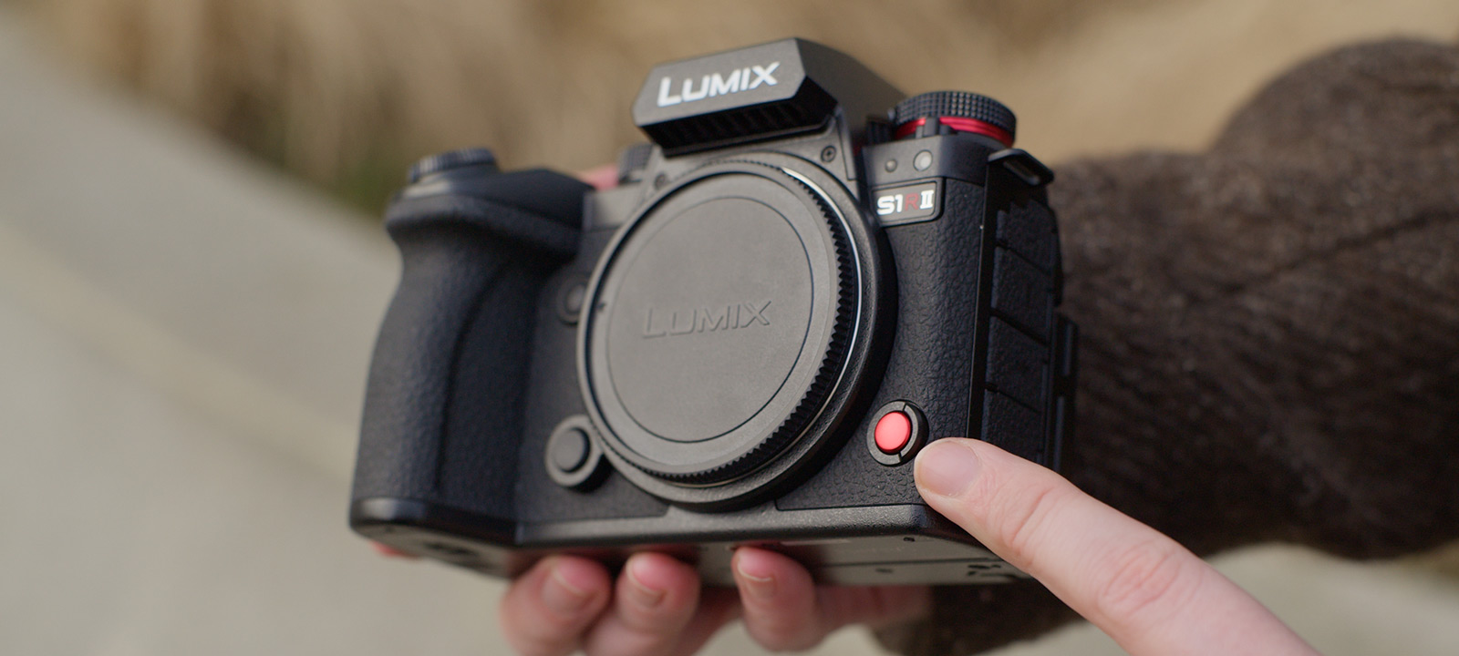 Panasonic Lumix S1R II Video-Bediengung