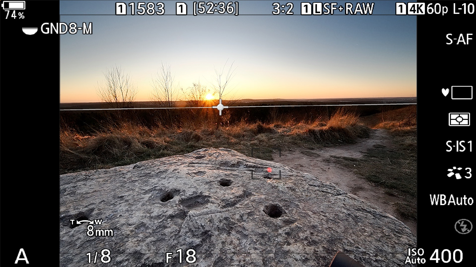 GND Live View in der OM-1 II