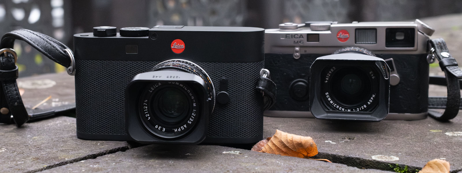 Leica M EV1 neben Leica M6