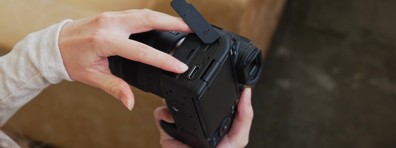 Canon EOS R6 III mit full size HDMI Port