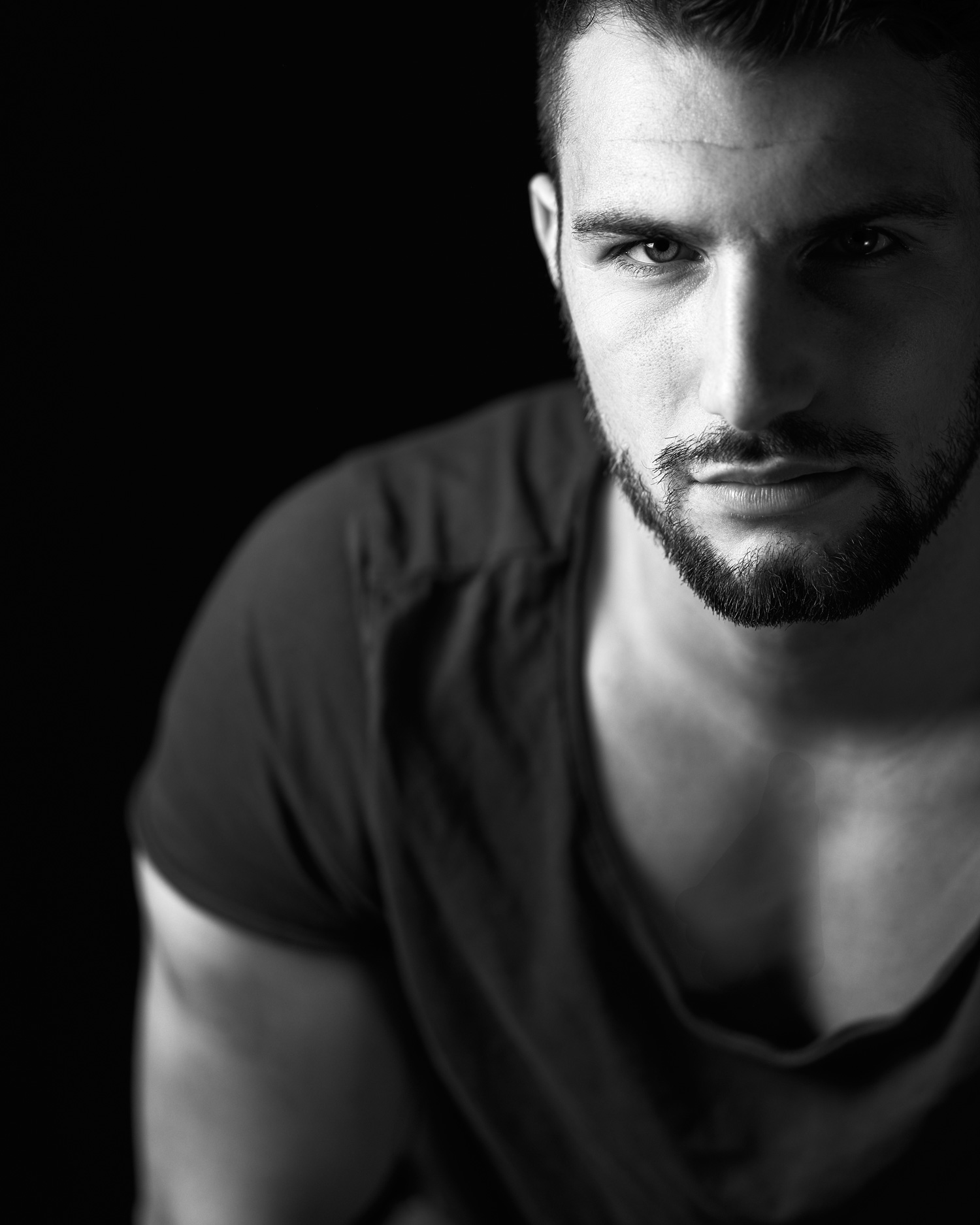 Schwarz Weiß Portrait