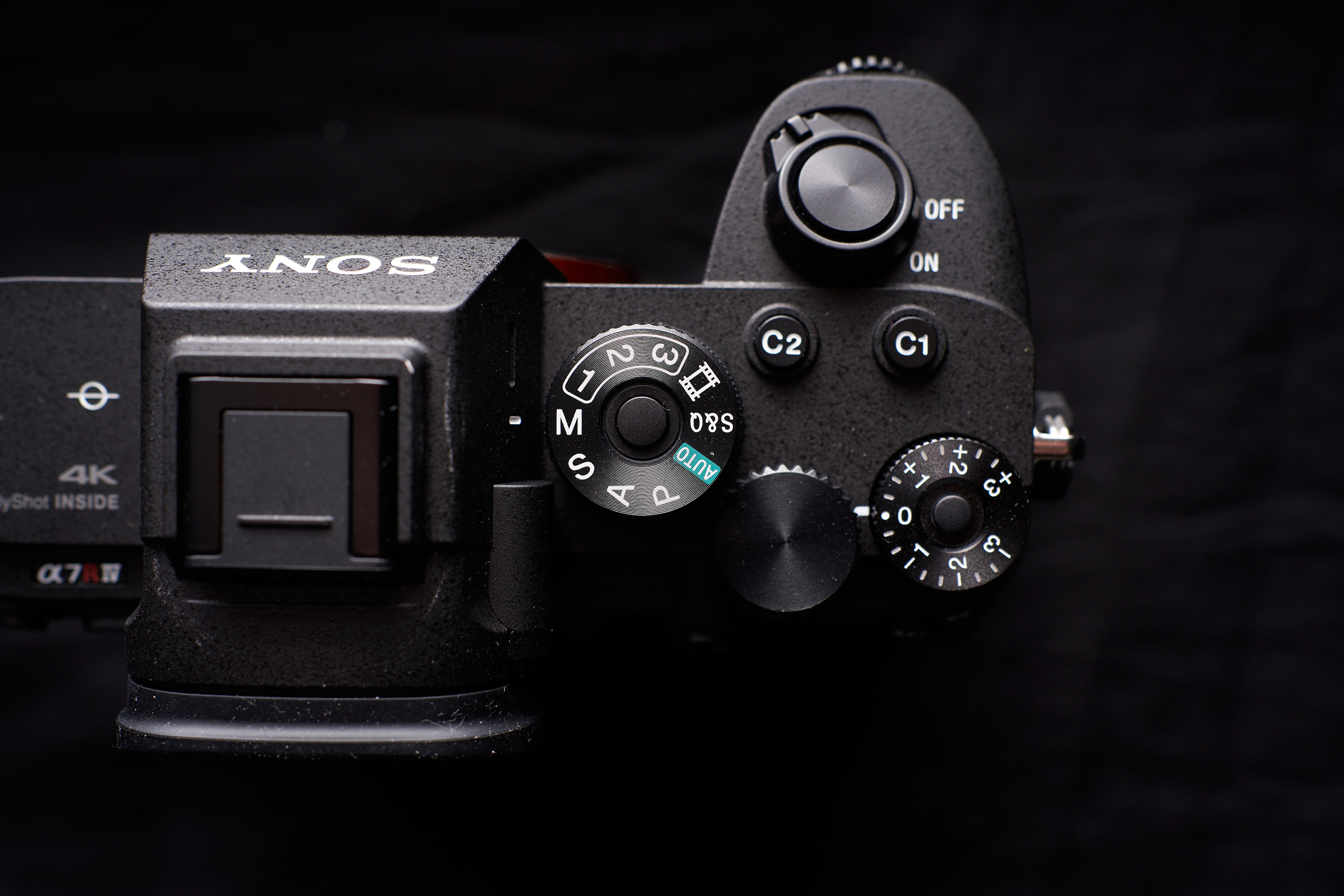 Sony Alpha 7 RIV von oben