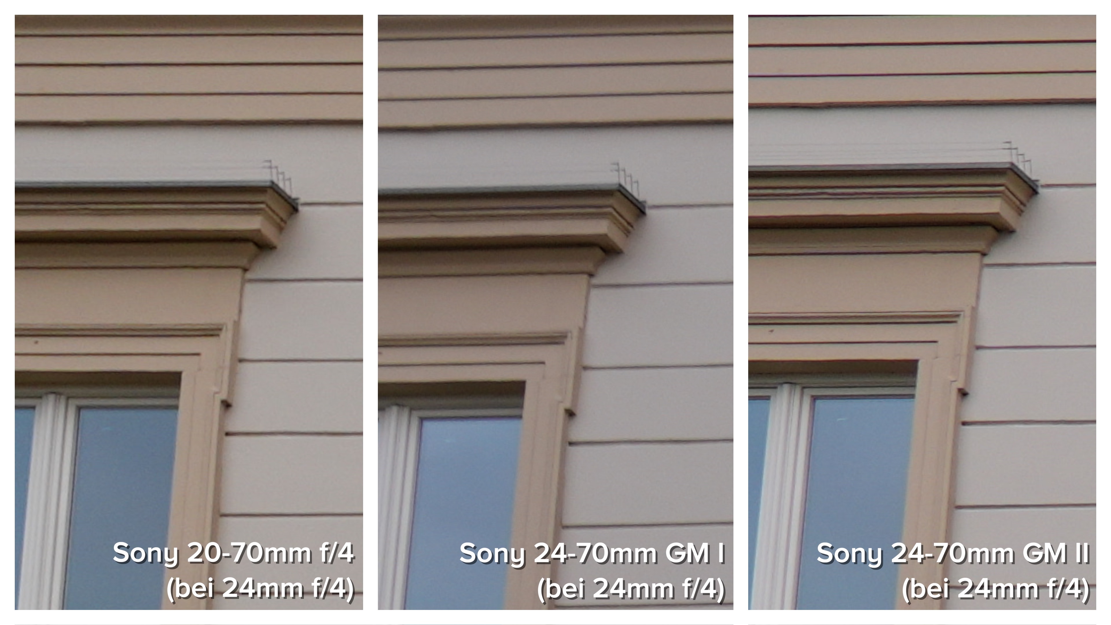 Sony 20-70mm f/4 G vs. 24-70mm GM I & II