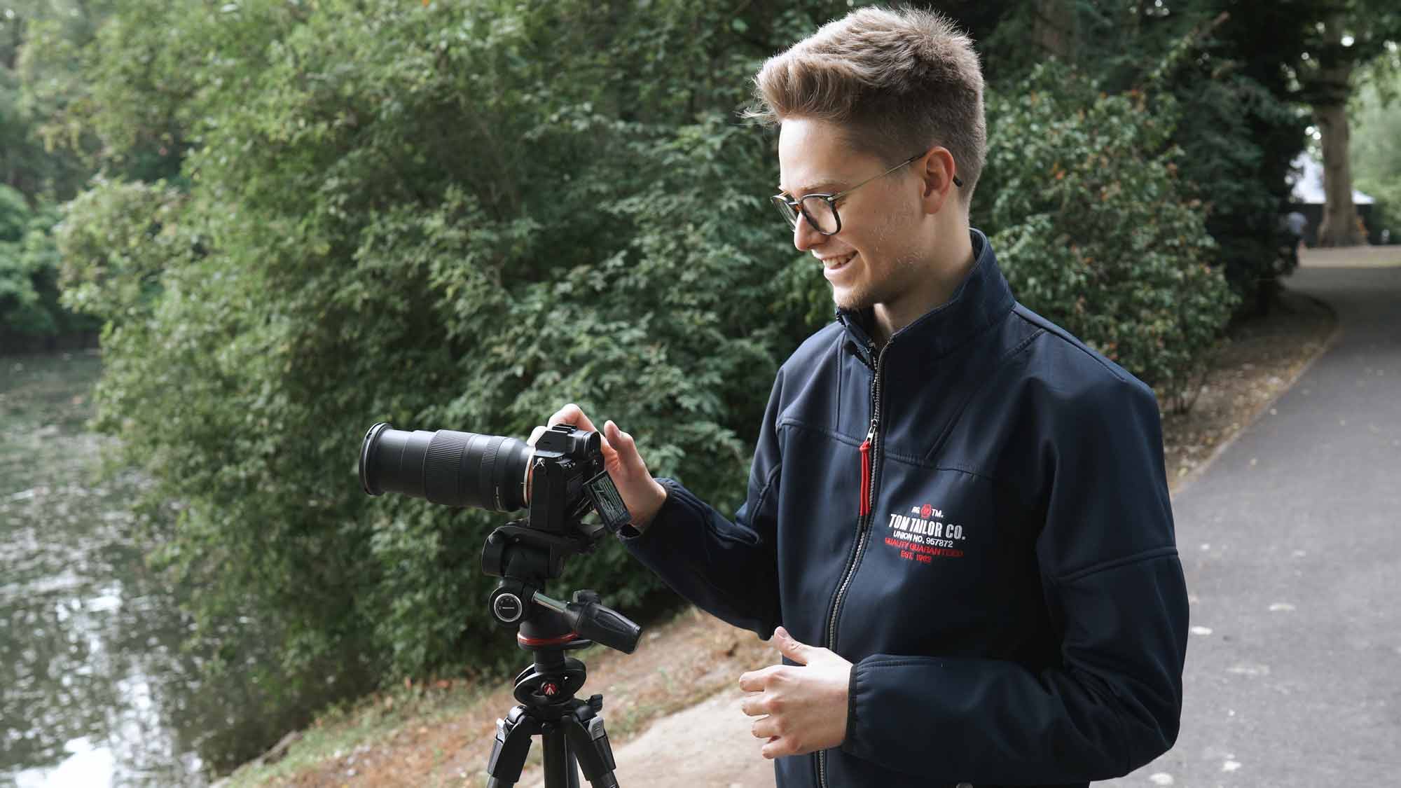 sony alpha 7 iii auf stativ