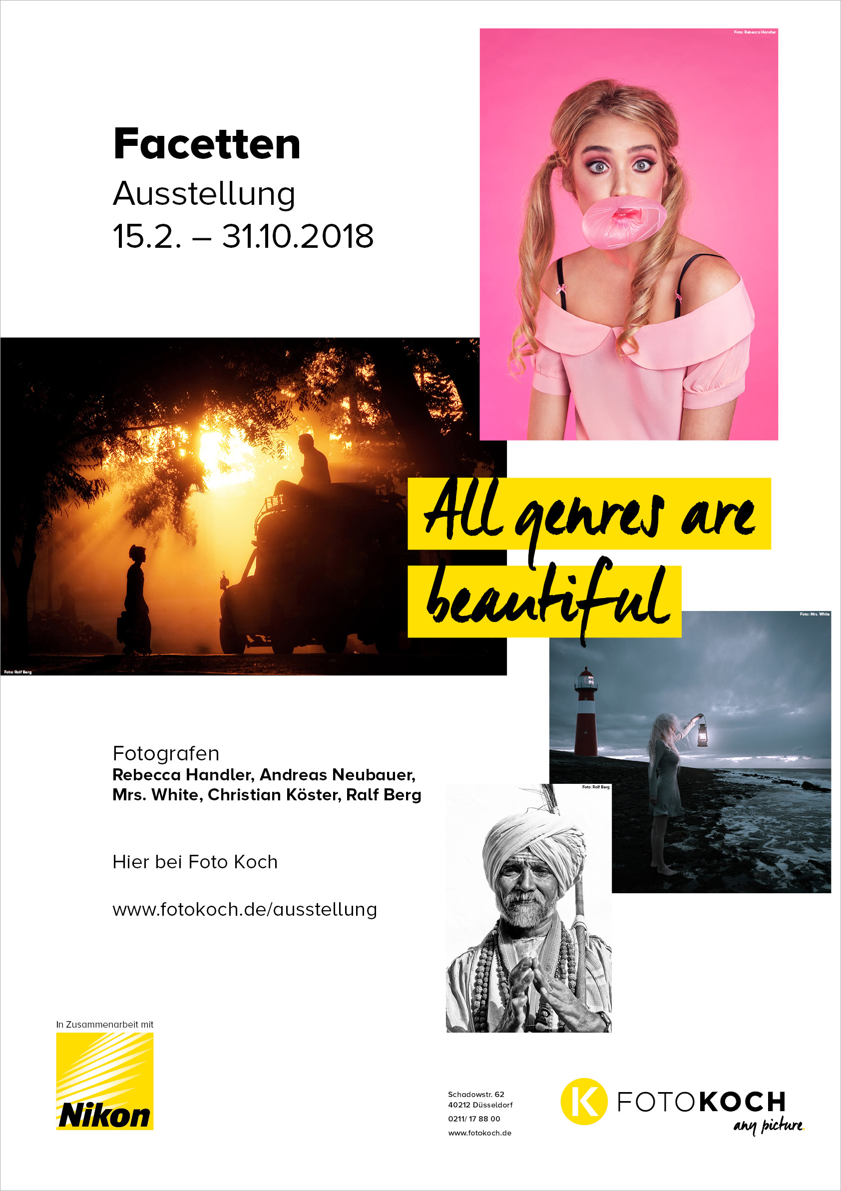 Ausstellung Facetten Plakat