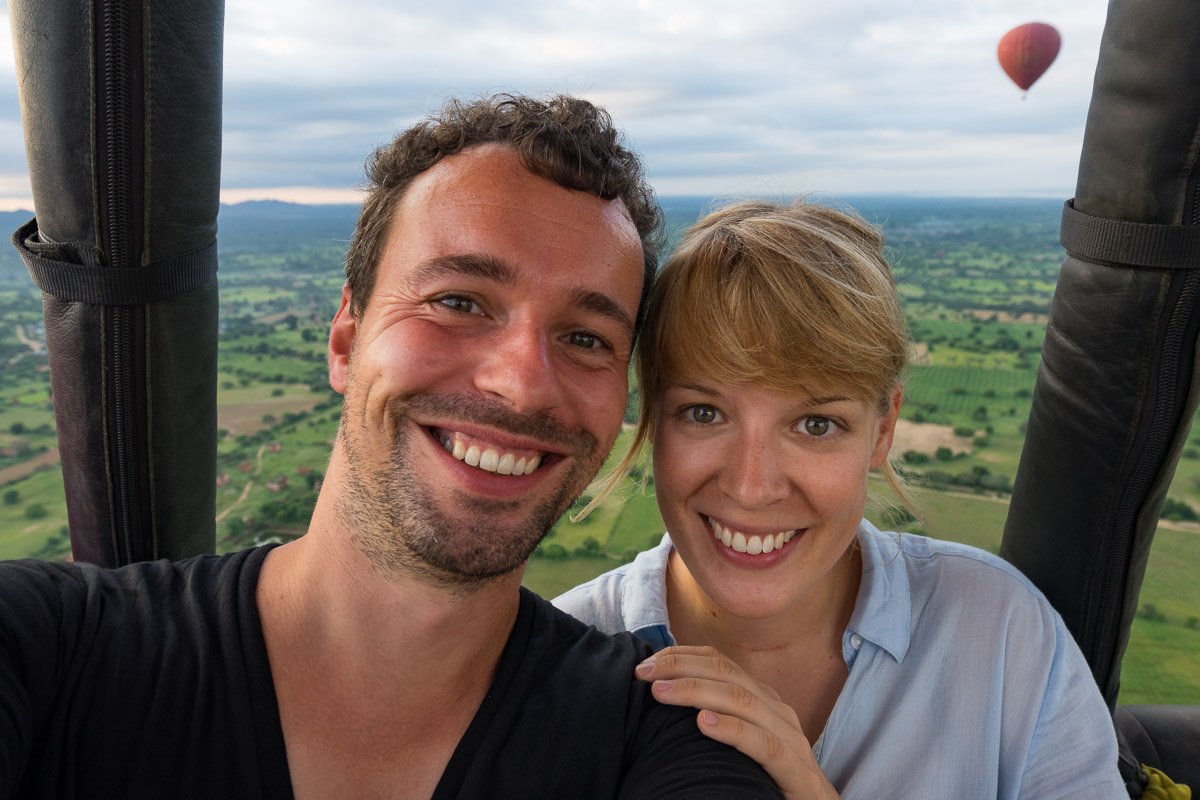 Jenny und Sebastian von 22places - Ballonfahrt