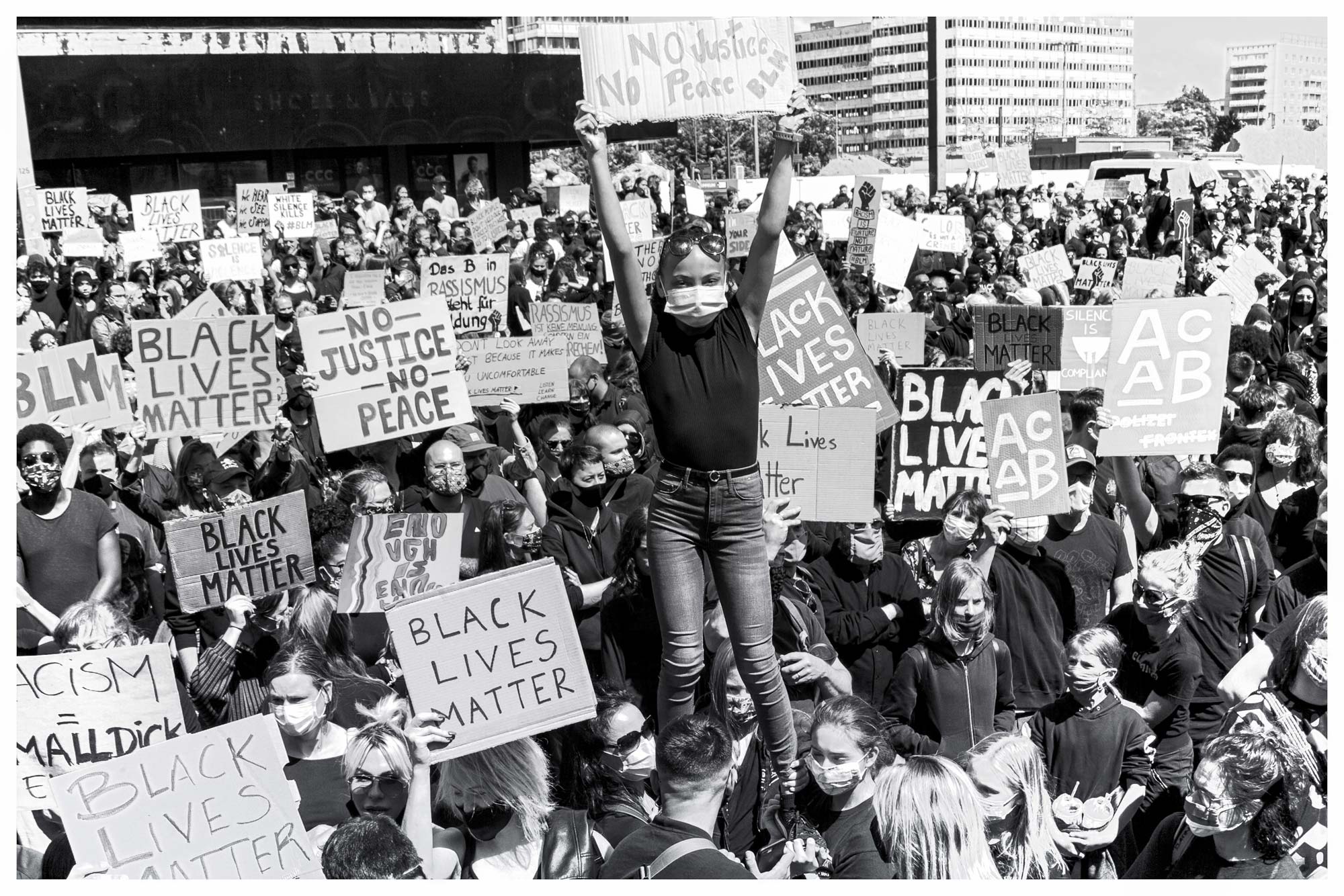Black Lives Matter Demo, 06.06.2020 in Berlin