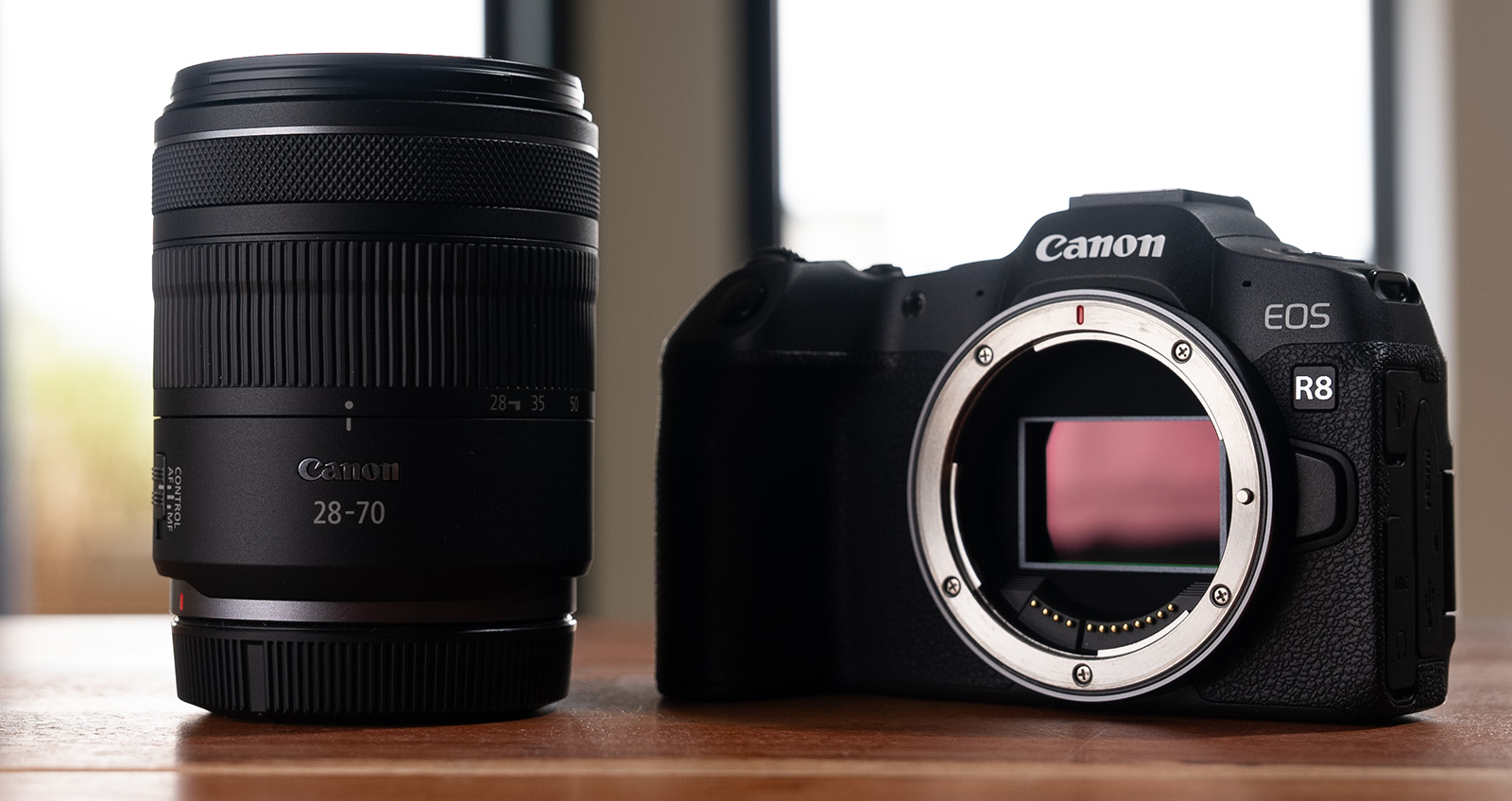 Canon 28-70mm f 2.8 mit Canon EOS R8 