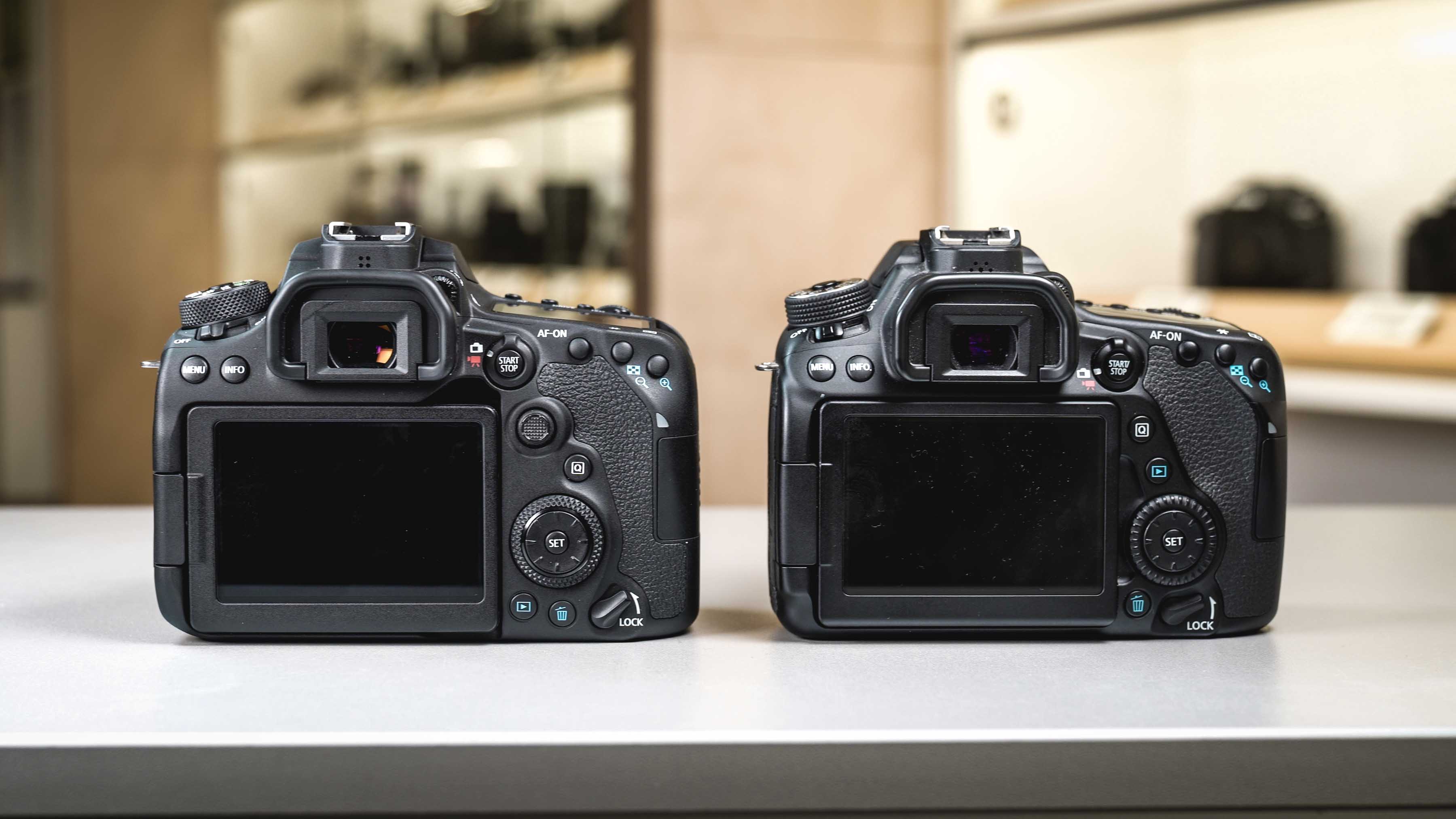 Canon EOS 90D vs 80D