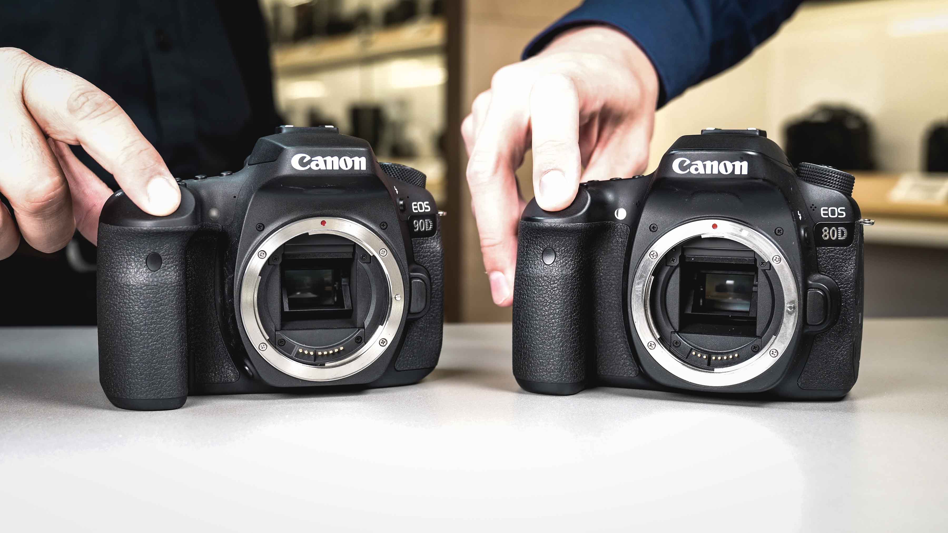 Canon EOS 90D vs 80D
