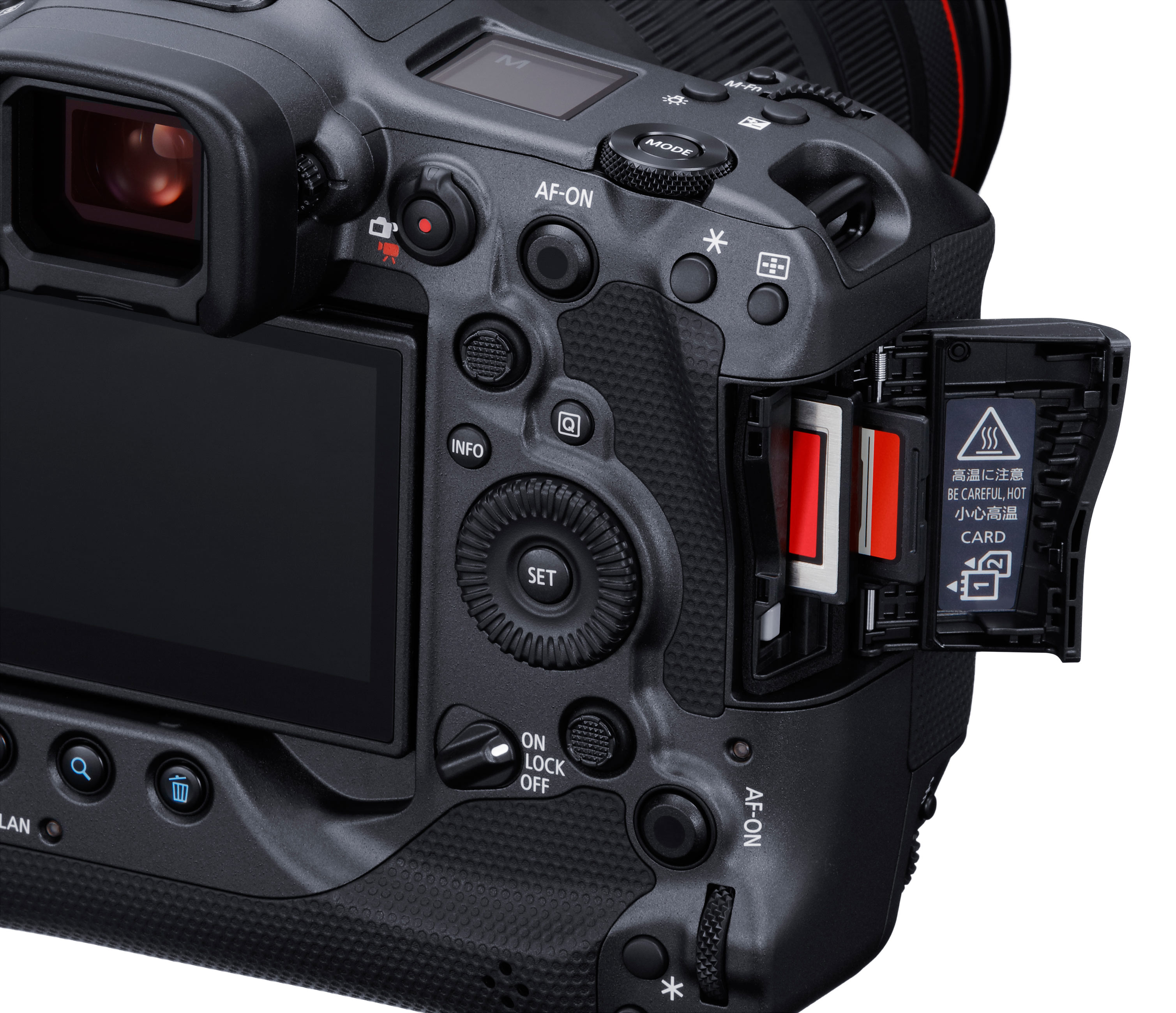 Canon EOS R3 Speicherkartenslots