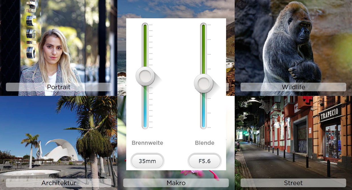 Canon Lens Simulator