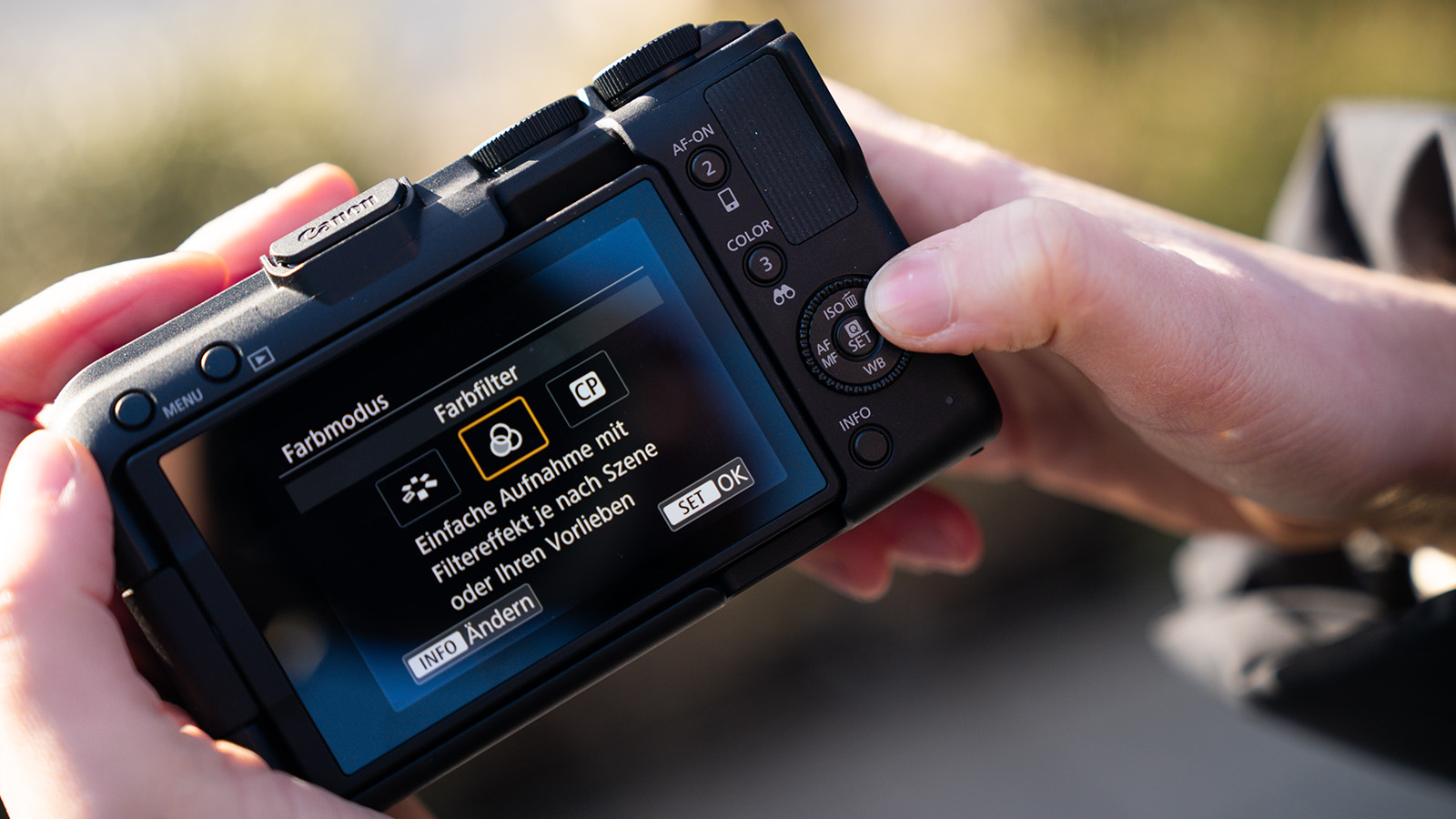 Cano EOS R50V Farbfilter