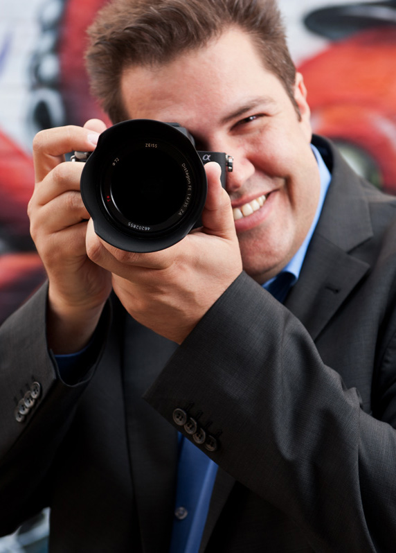 Christian Laxander Fototrainer mit Sony Kamera