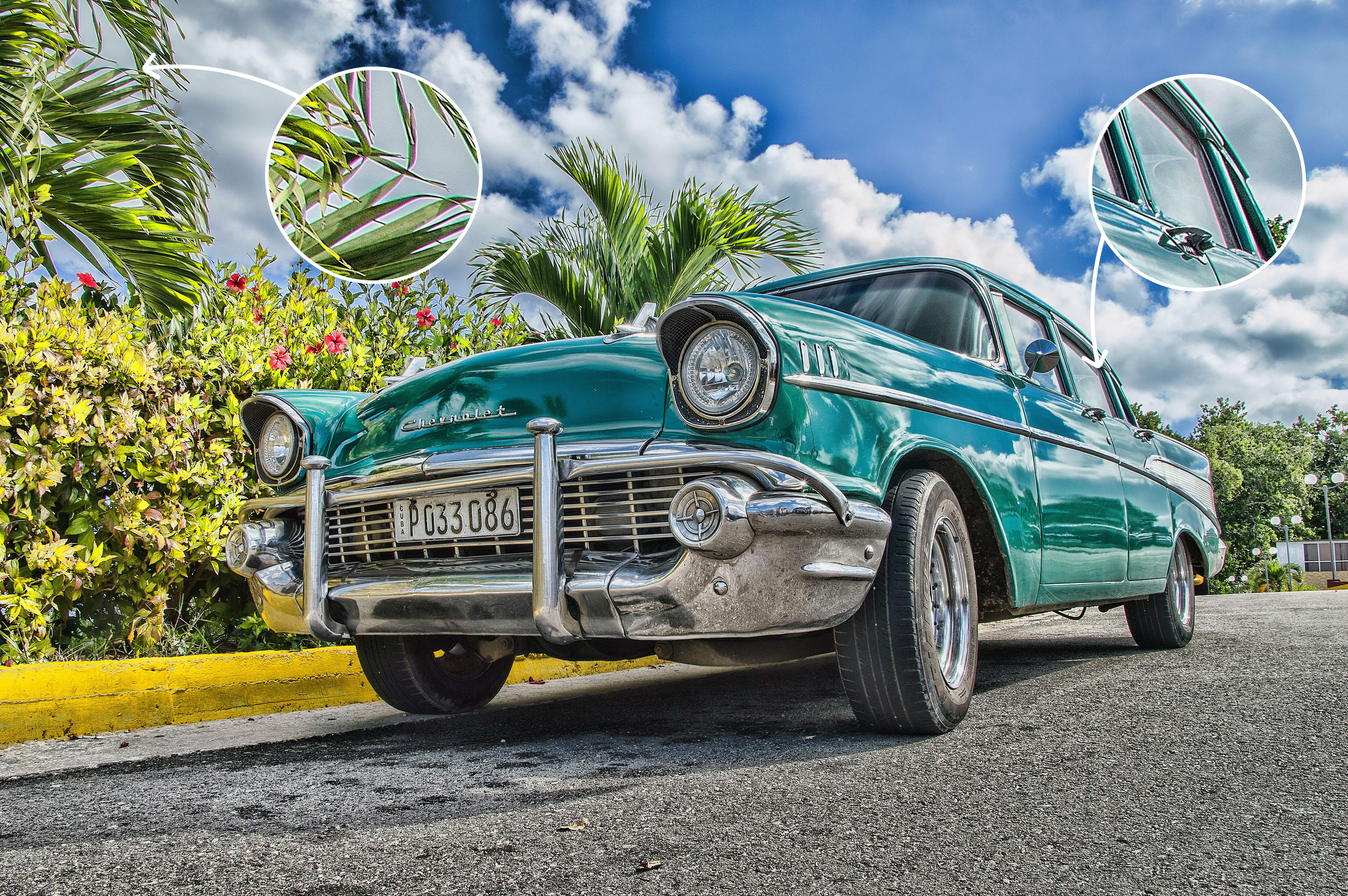 Ein Praxisbeispiel von Chromatischen Aberrationen