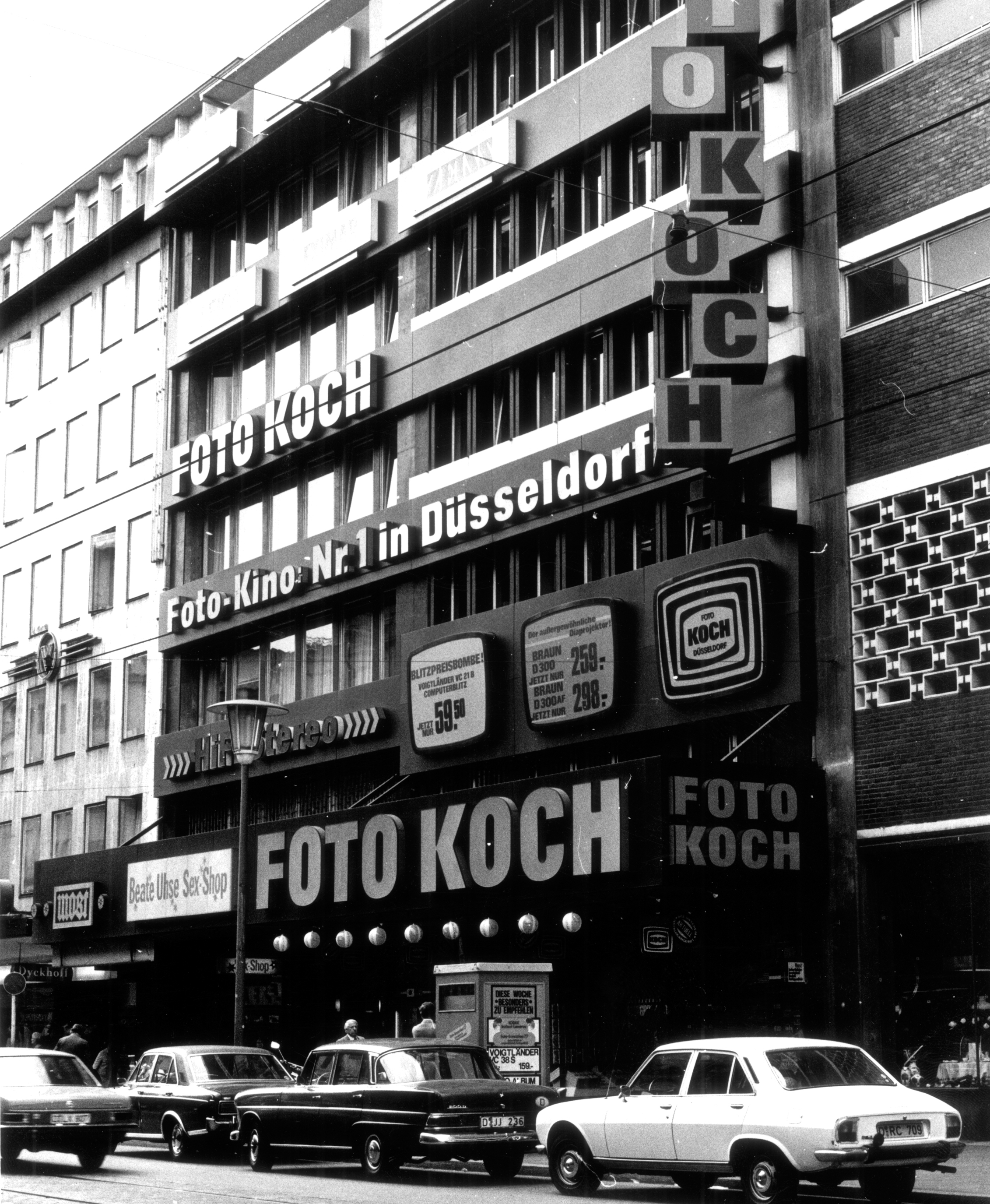 Foto Koch Fassade 1973 - Schadowstraße