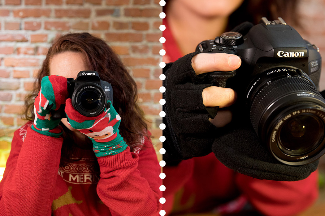 Geschenk Fotohandschuhe - besser als Socken