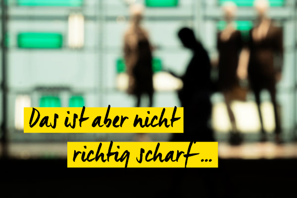 Das ist ja gar nicht richtig scharf - teaser