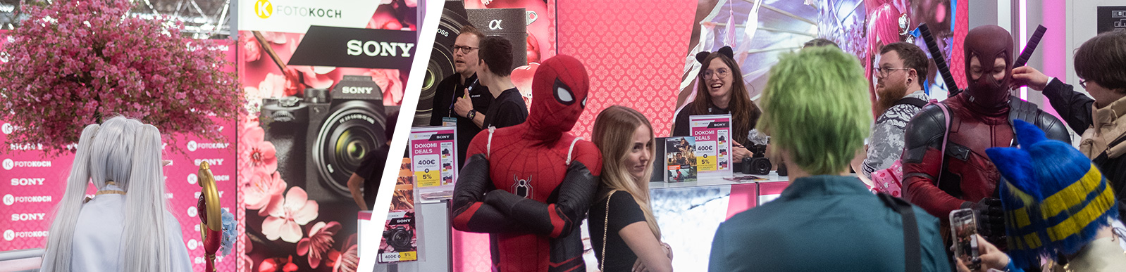 Foto Koch x Sony Stand Dokomi 2025